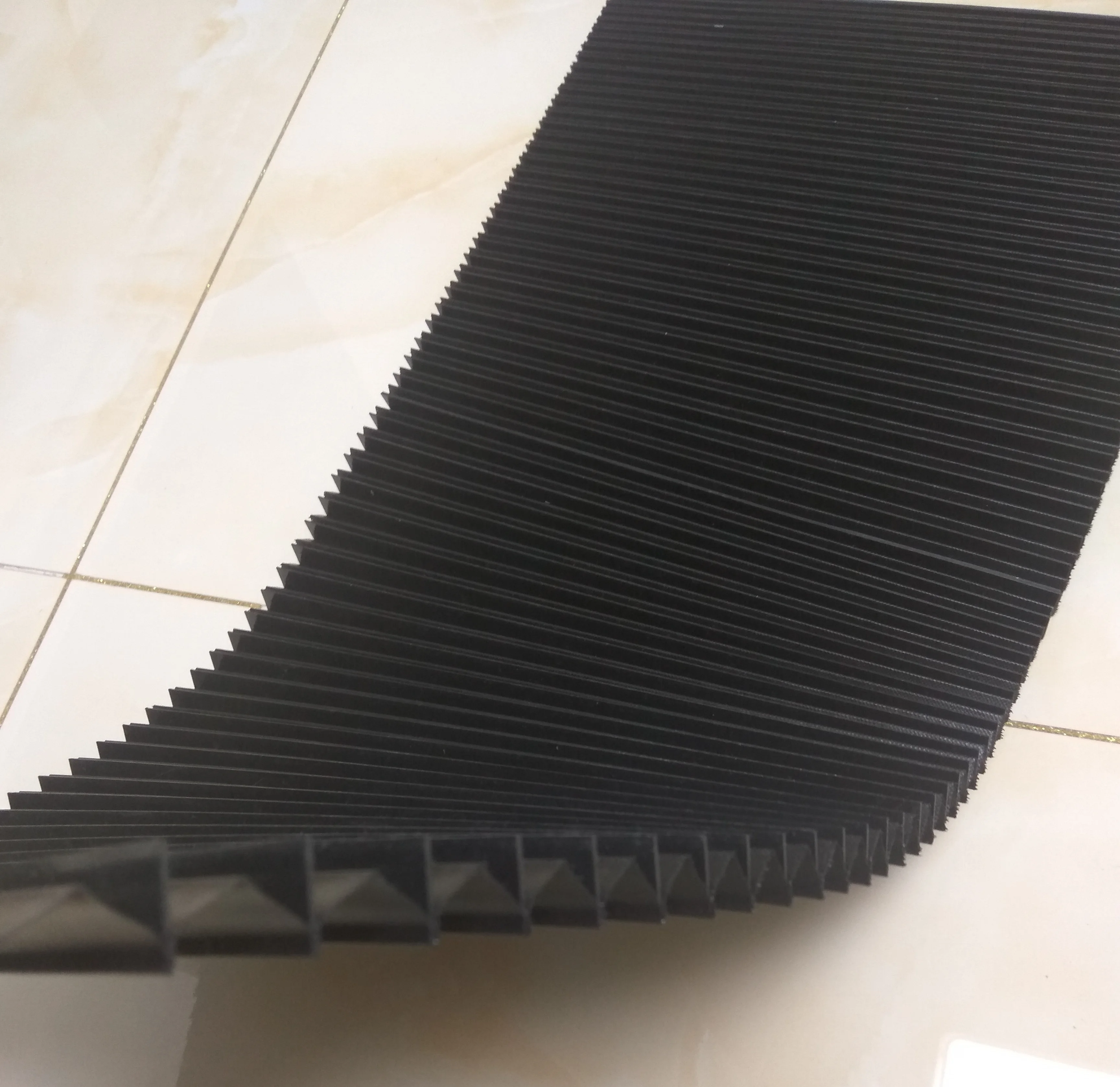 Flat T7 type 175mm x 15mm x700mm (w x h x l)  bellow cover protection for cnc machine