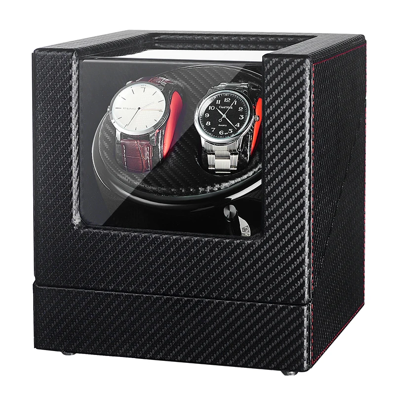 

AAA Quality Watch Winder Wooden Automatic Watch Winder Box for 2 Watches with Mabuchi Motor and Dual Power Supply 5 Modes