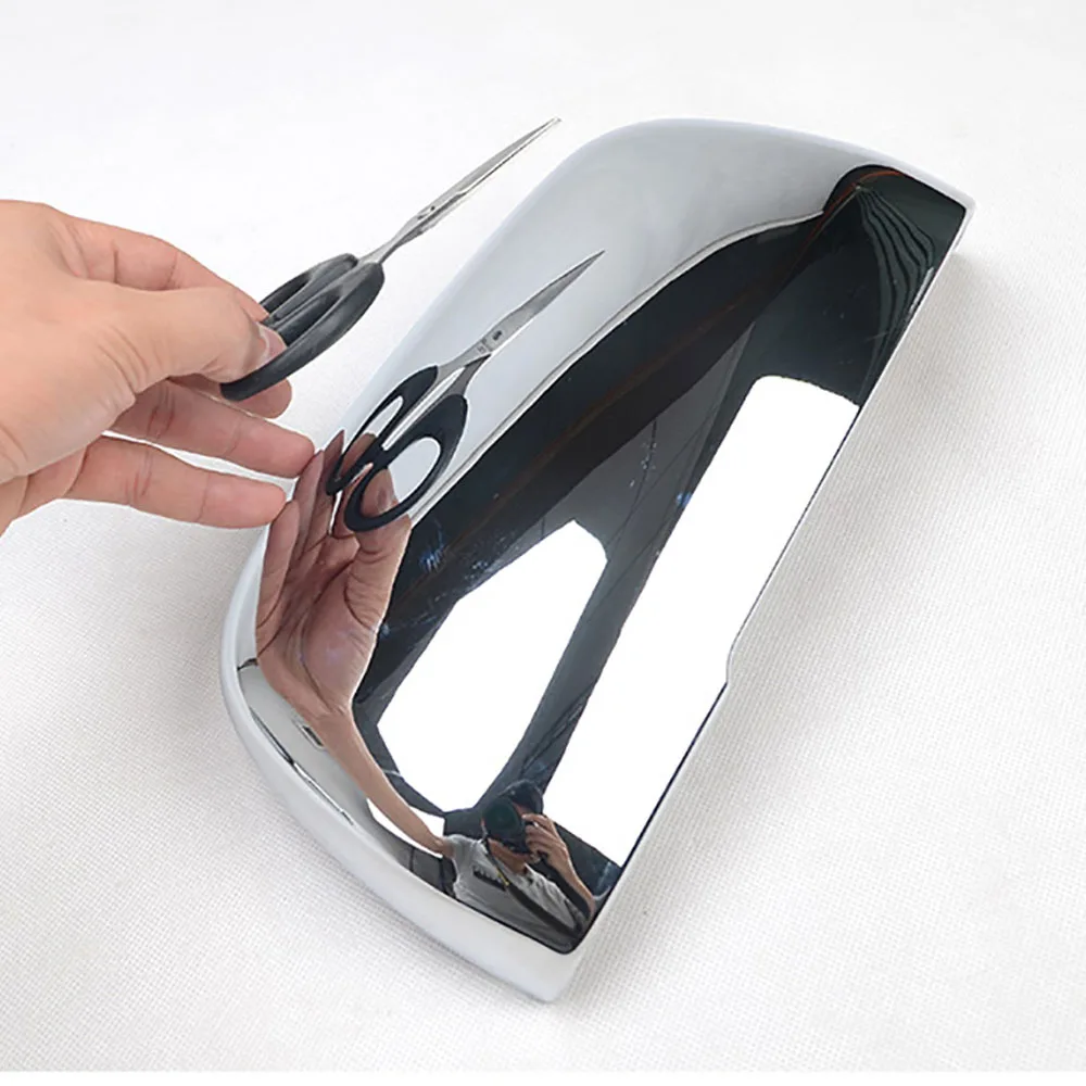 For Mitsubishi Pajero 2007 2008 2009 2010 2011 2012 2013 2014 2015 2016 2017 2018 2019 2020 Chrome Rear View Side Mirror Cover