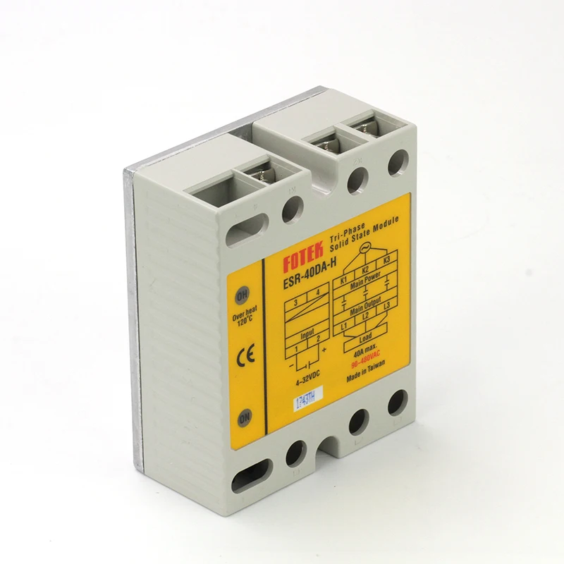 ESR-25DA-H ESR-40DA-H ESR-60DA-H ESR-80DA-H ESR-100DA-H Three-phase solid state relay/Tri-Phase Solid State Module