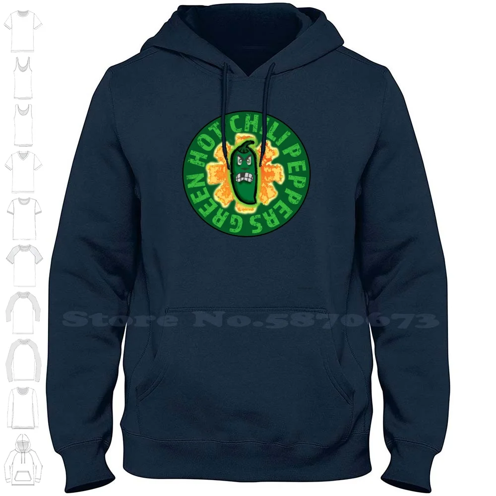 Green Peppers Spirit Streetwear Sport Hoodie Sweatshirt Green Hot Hockey Team Logo Skate Game Sports