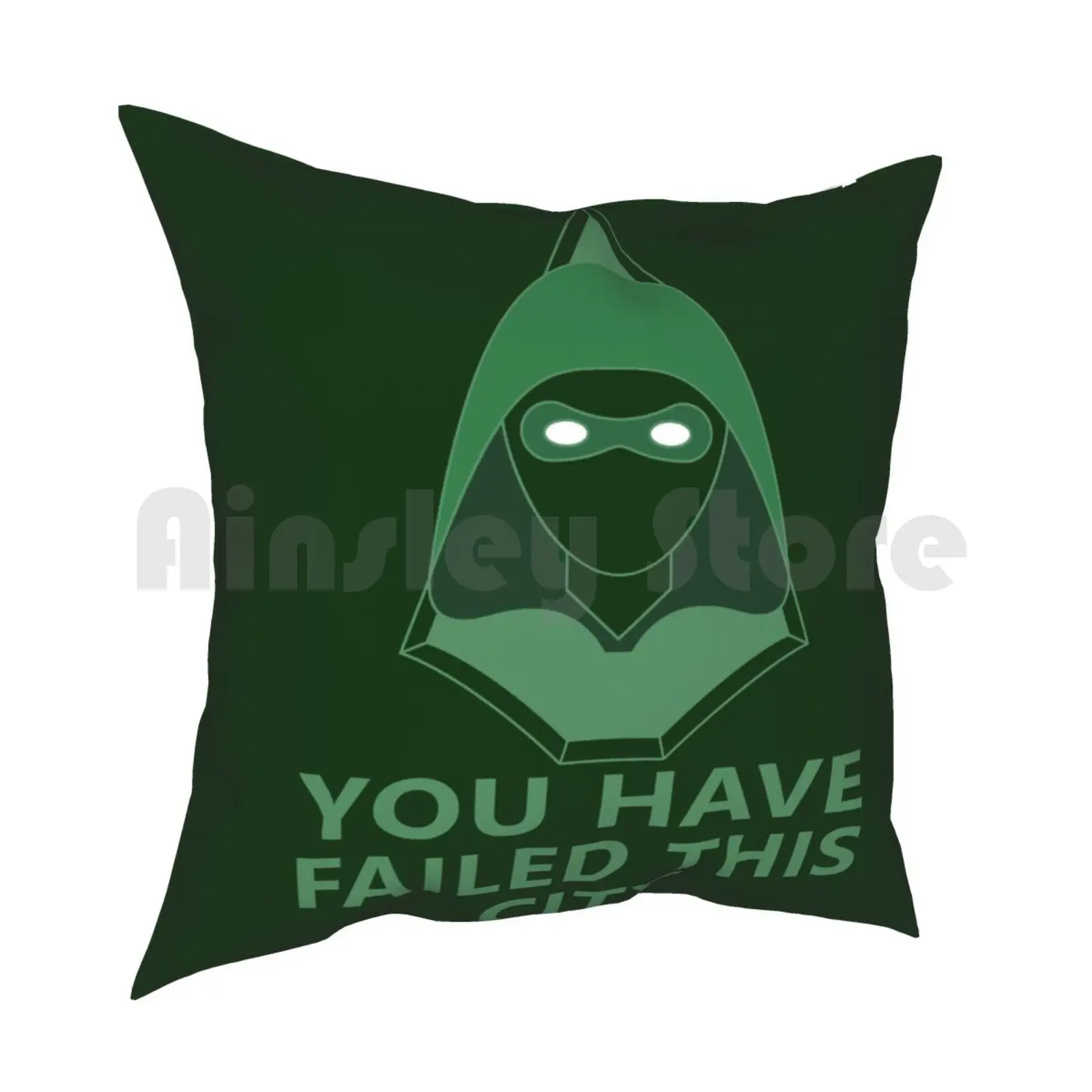 Arrow Pillow Case Printed Home Soft DIY Pillow cover Arrow Green Arrow You Have Failed This City Superhero