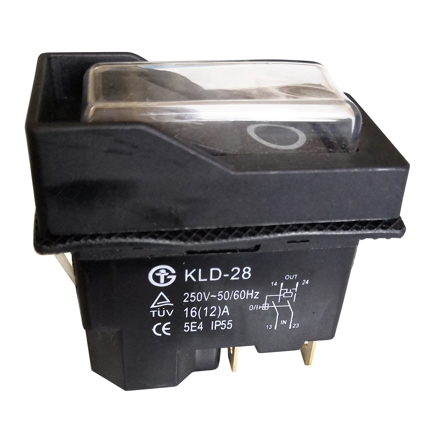 KLD-28 KLD-28A 4Pin 5Pins 250V wodoodporne elektromagnetyczne przełączniki przyciskowe elektryczny przełącznik przyciskowy bezpieczeństwa do krajalnicy