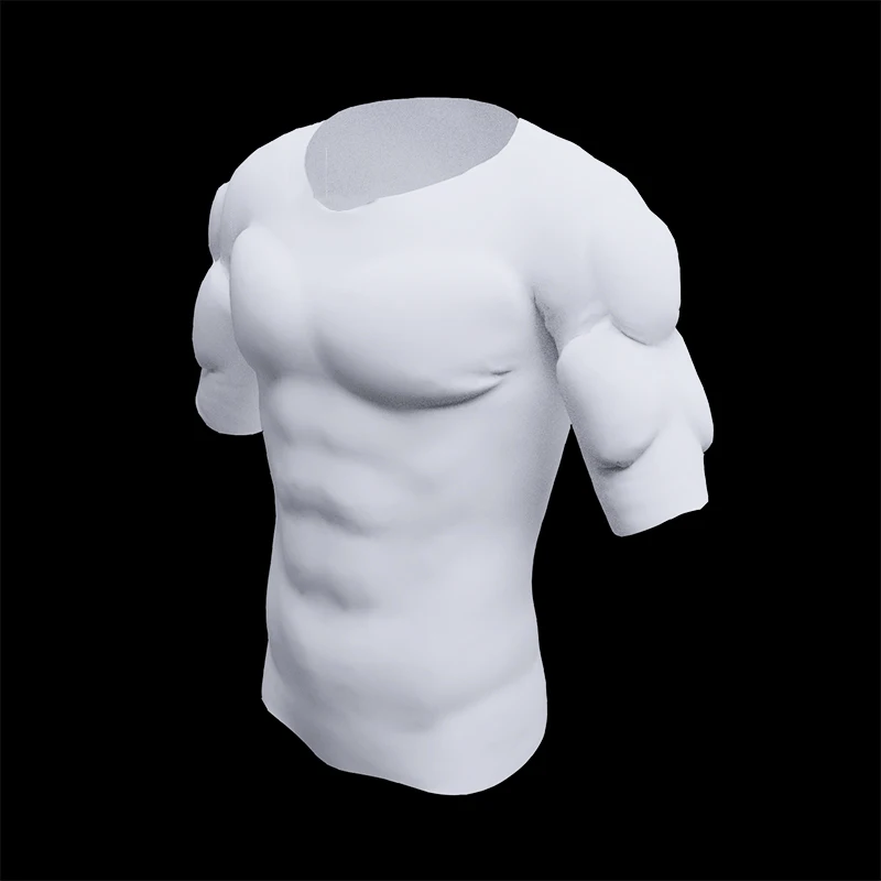 Men Muscle Shaper ABS Invisible Pads Chest Tops Soft Protection Male Sponge Enhancers Undershirt