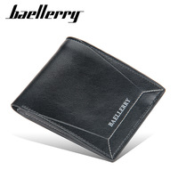 NEW Fashion Korean Men New Wallet Slim Short PU Leather Male Balck/Brown Wallets Vintage Business Mens Coin Purse Card Holder