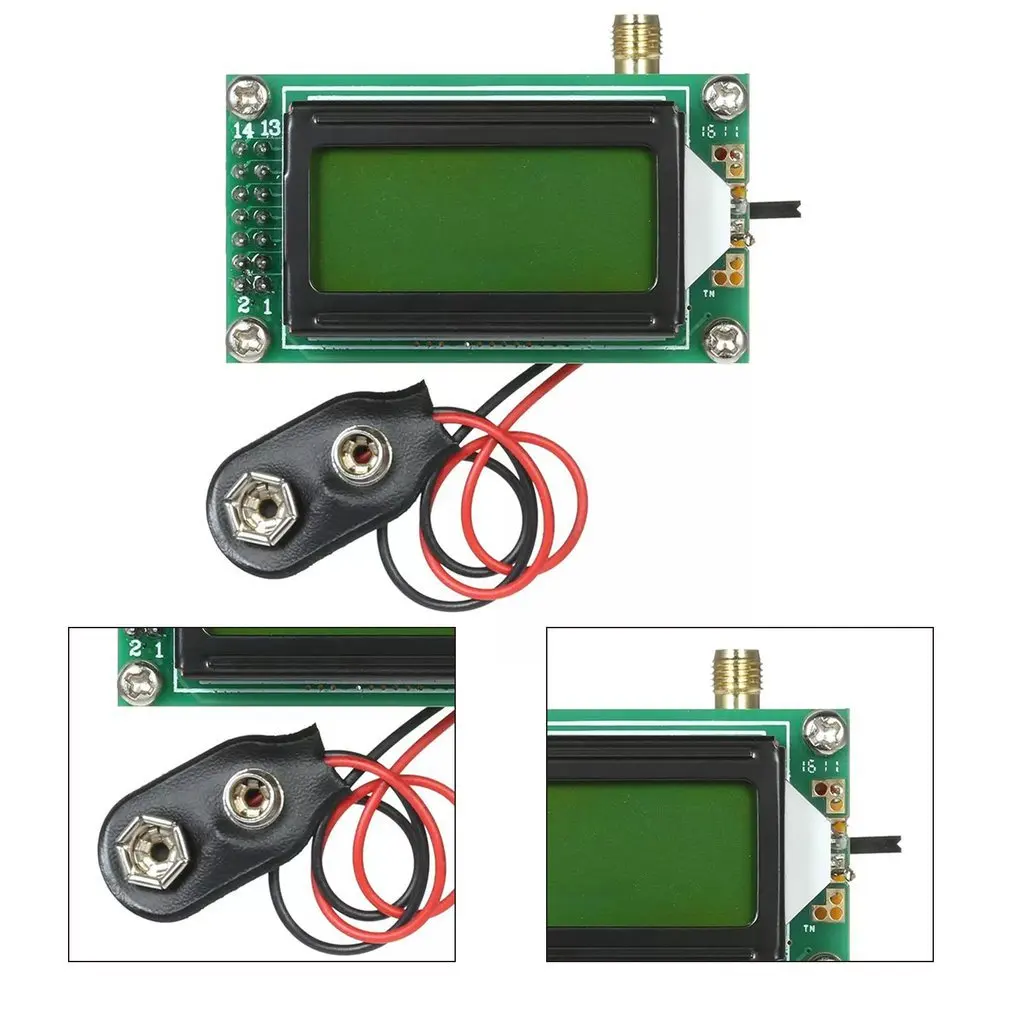 DIY High Accuracy 1~500MHz Frequency Counter Tester Digital LCD Display Measurement With SMA Jack Female For Ham Radio