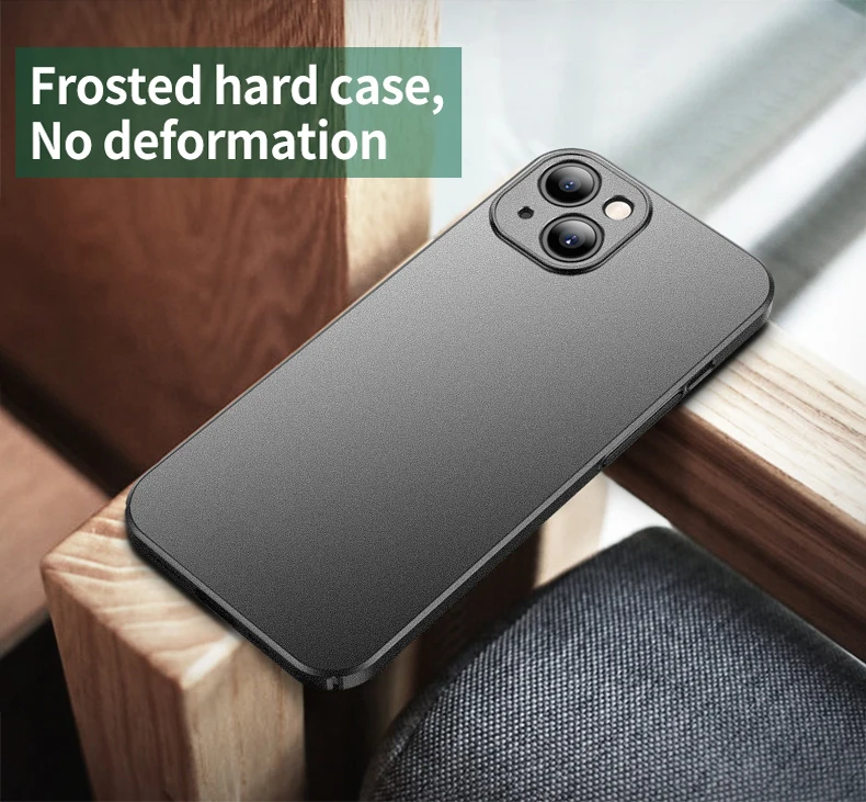 Hüllen für APPLE iPhone 17 16 17e 16e 15 14 13 12 Pro Max Mini Plus Air Ultra Slim Matte Hülle aus Hartplastik Stoßfeste Abdeckungen – Detail 2