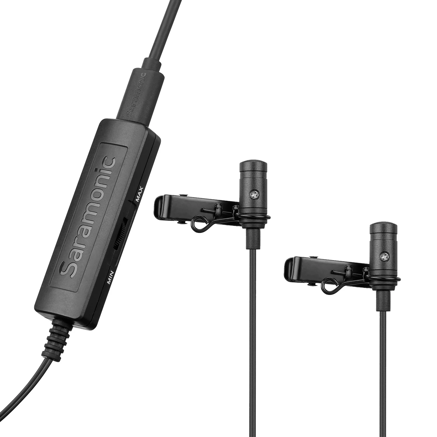 ميكروفون سارامونيك لاف مايكرو + تيار مستمر لافالير لهواتف آيفون آي باد أندرويد الذكية ماك أجهزة الكمبيوتر أجهزة الكمبيوتر يوتيوب تسجيل البث المباشر