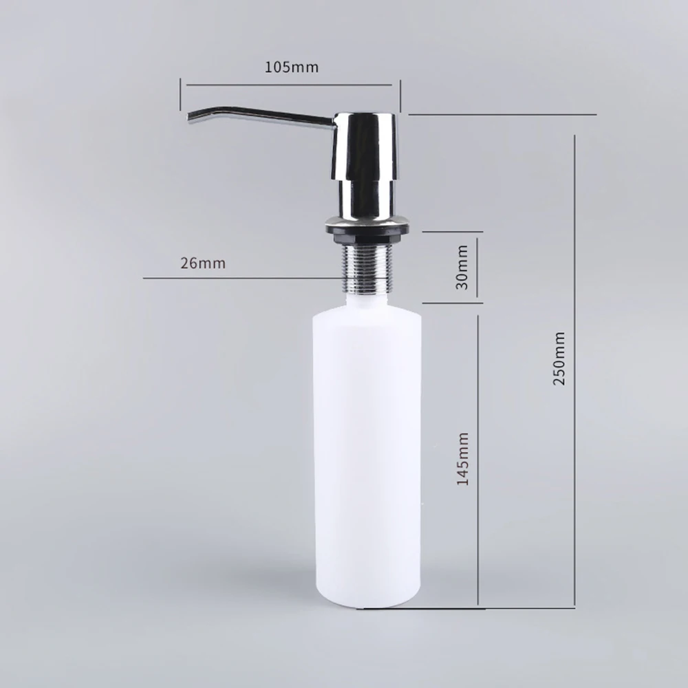 New 300ML Kitchen Soap Dispenser Sink Liquid Soap Bottle Bathroom Detergent Liquid Hand Wash Soap Dispenser Pumps