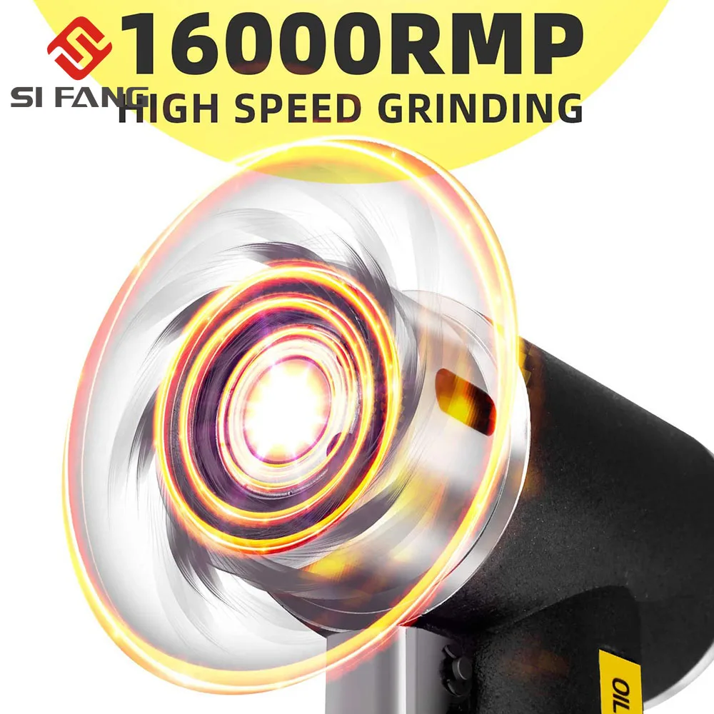 1/2/3 zoll Zufällige Umlaufbahn Air Sander Mini Pneumatische Schleifen Maschine für Auto Polieren High Speed Air Powered Schleifen polierer NEUE – Detail 5