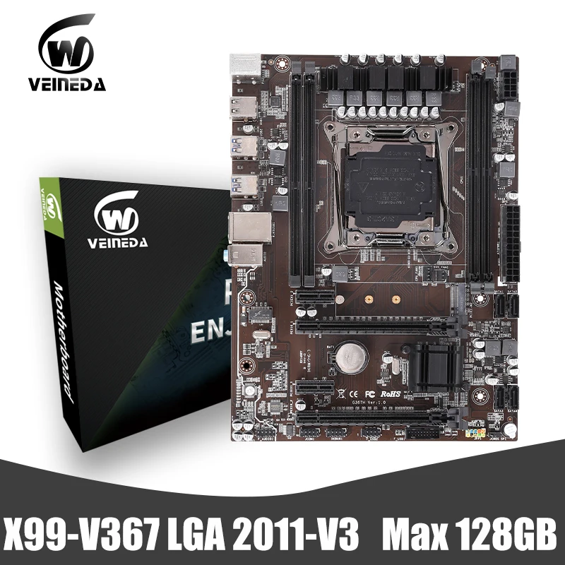 

VEINEDA X99 DDR4 ddr3 motherboard LGA2011-V3 Intel X99 4Channel memory ddr4 Desktop Motherboard Module NVME M.2 SSD support