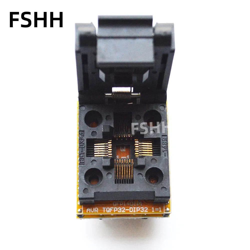 TQFP32 to DIP32 Programmer Adapter QFP32 Adapter LQFP32 test socket 1 to 1 alignment design universal adapter