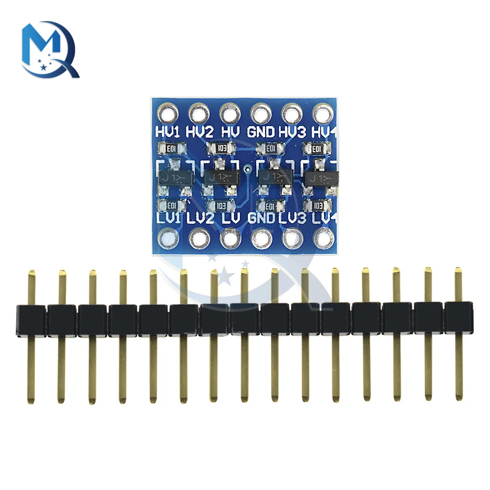 Logic Level Converter Bi-Directional Module 4 Channel IIC I2C Interface 5V to 3.3V Logic Level Transformation For Arduino