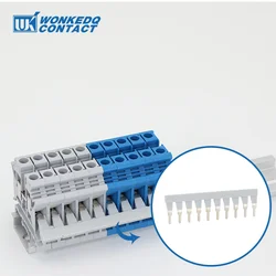 1Pc EB10-8 Wiring Jumpers For UK6N UK5-HESI ERTK/URTK Connector EB 10-8 DIN Rail UK Terminal Block Accessories Insertion Bridge