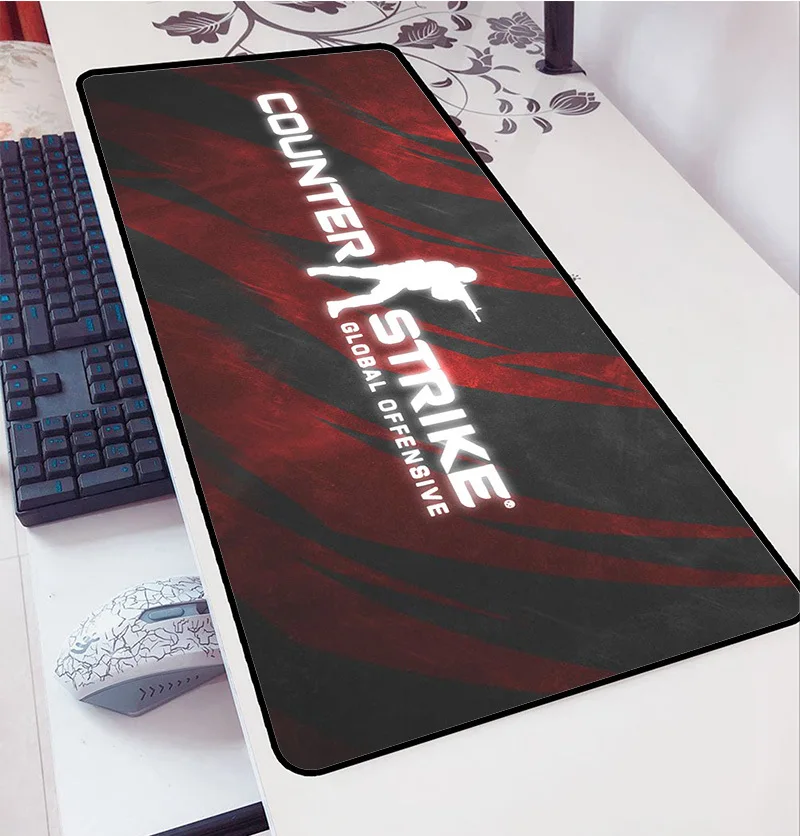 Large Gaming Cs Go New Mouse Pad Cartoon Natural Rubber Anti-slip Home Office Decoration Mouse Mat Non-slip and durable