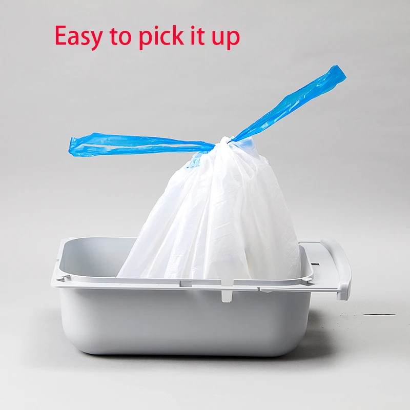 Petkit Poop Bag For Automatic Self-cleaning Cat Toilet Tray Box 2 Rollers Bags With Handle Hand Free Dirty For Litter Box Pan