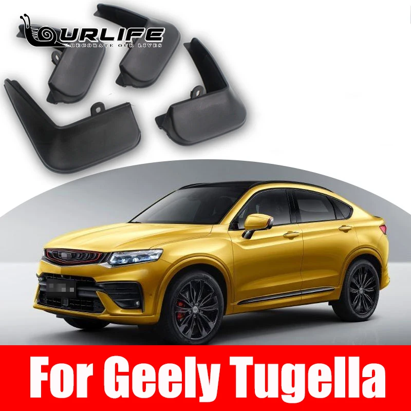 Car Front Rear Mudguards Mudflaps Splash Guard Car-styling Fenders For Geely Tugella Xingyue FY11 2019-20 2021 2022 Accessories