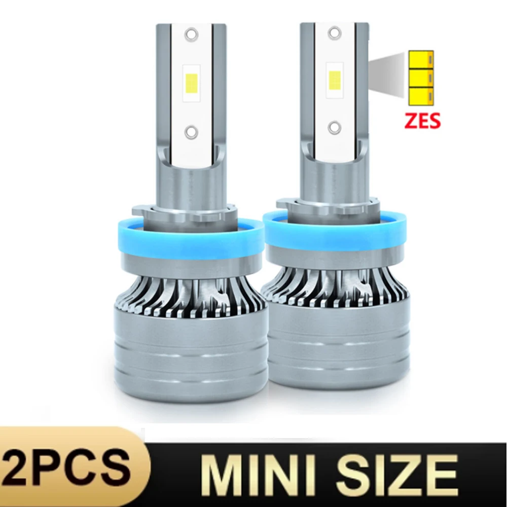 

2Pcs 30000LM EMC Super H7 Led Canbus Mini Car Headlight Bulbs H1 H11 H3 9005 HB3 9006 HB4 H4 9004 HB1 9007 HB5 9012 Fog Lamp