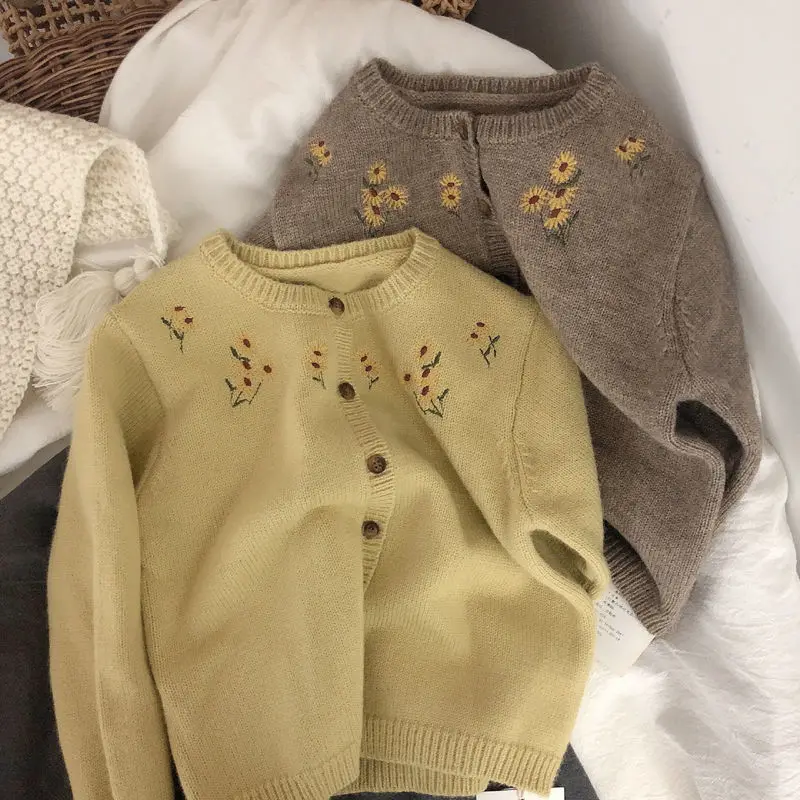 

Kids Girl Sweater knitting cardren Baby Winter Tops warm teenage Sweaters Autumn Boy Girl winter Sweater Pull