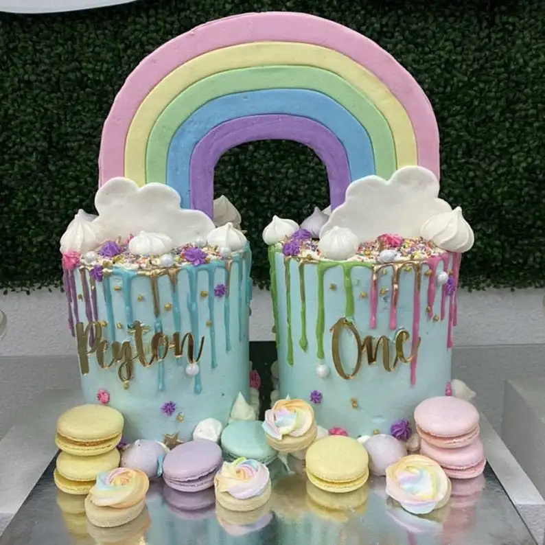 Cake Name Plate | Custom Cake Name Plaque | Birthday Cake Decoration | Acrylic | Laser Cut,Birthday Cake Topper Party Decoration