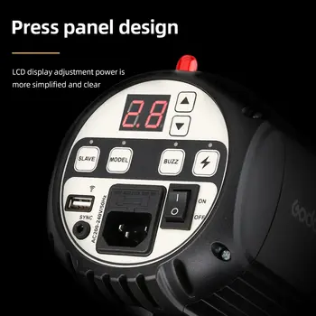 Godox E250 PRO Studio fotografico Strobe Flash Light Flash da studio da 250 W con porta di controllo wireless (250WS) 10 best sales Godox Pro - №5