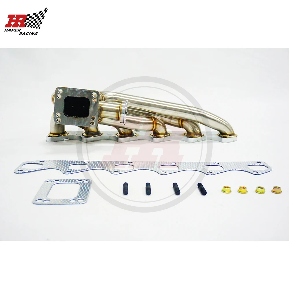 HAPER RACING SS304 T3/T4 42mm Top Mount Exhaust Turbo Manifold For M30 M30B34 B35 M34 M35 E30 E32 E34 E28 E24 E23 E9