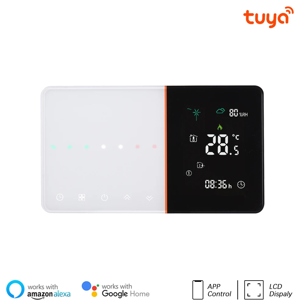 

Tuya WiFi Smart Thermostat Electric Floor Heating Water/Gas Boiler Digital Temperature Controller for Google Home, Alexa