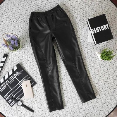 

Top brand Fashion 2020 New Genuine Sheep Leather Pants Y59 high quality