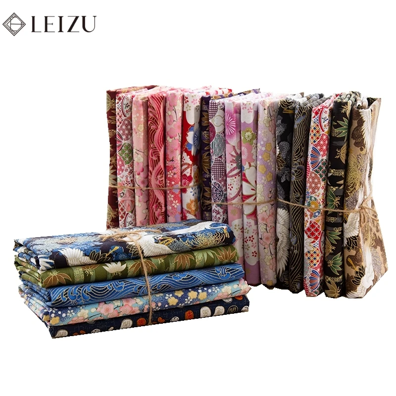 20x25cm 5 Pcs/Lot Japanese Cotton Fabrics Quilting Fabric For Diy Patchwork Needle Arts TJ0361