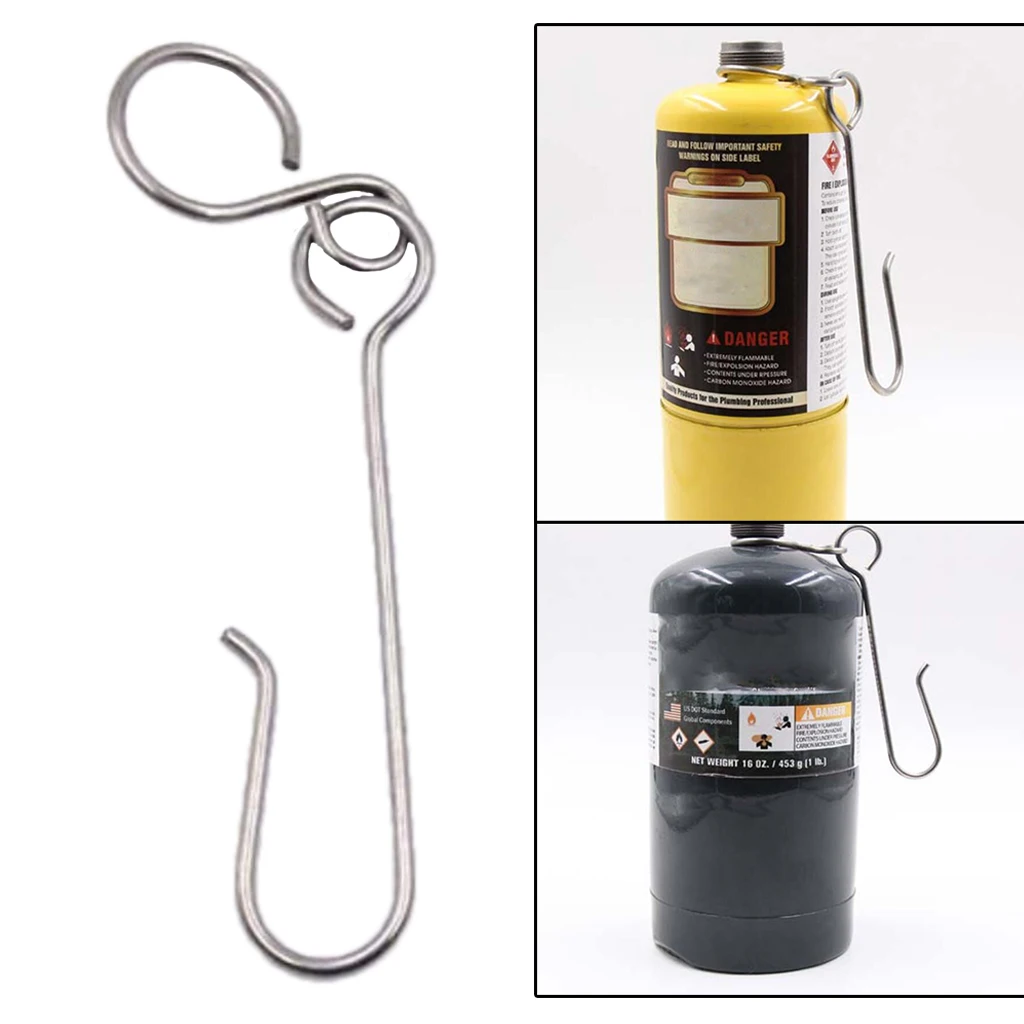 Rvs Lassen Gas Fles Riem Haak Hand Mapp Propaan Fles Clip