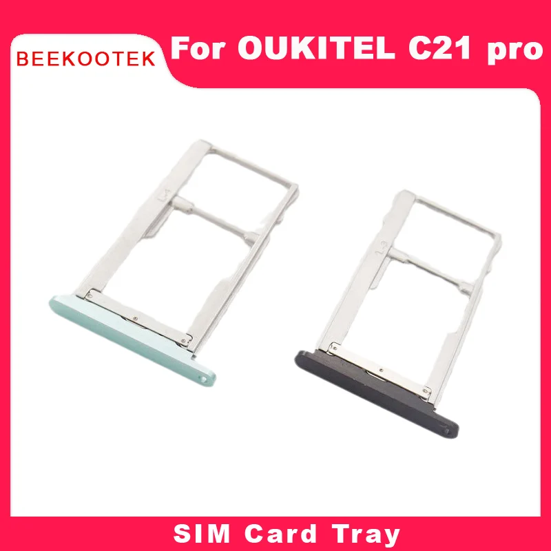 

New Original Oukitel C21 pro SIM Card Tray Slot Card Holder SIM Holder Repair Replacement Parts For OUKITEL C21 Pro Smartphone