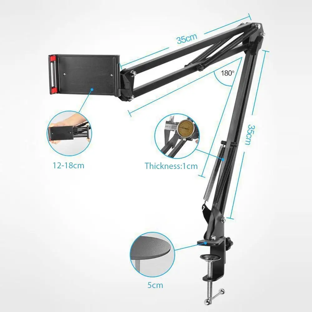 

Desktop Suspension Boom Arm Mic Stand Scissor Mount Clamp For Logitech Webcam C922 C930e C930 C920 C615 C 922 930 E 930e 920 615