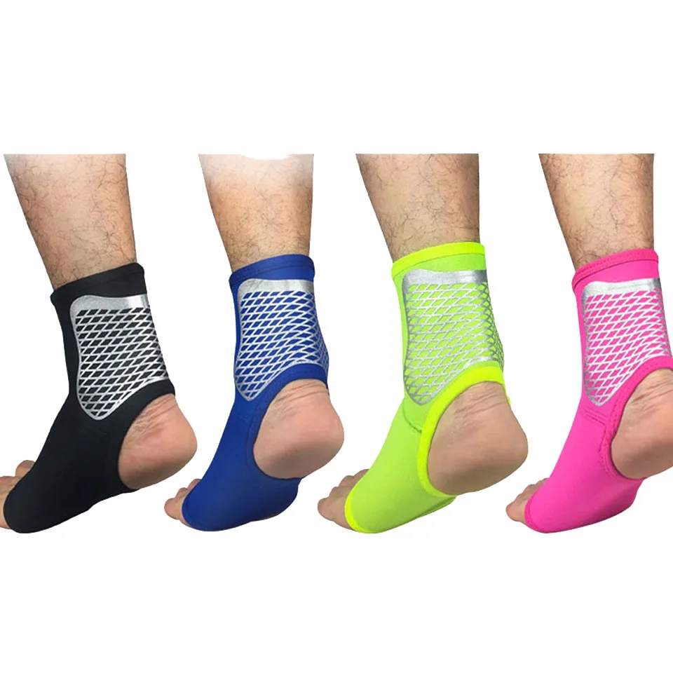

1PCS Breathable Ankle Support Adjustable Sports Elastic Ankle Support Brace Pad Foot Protection Football Basketball
