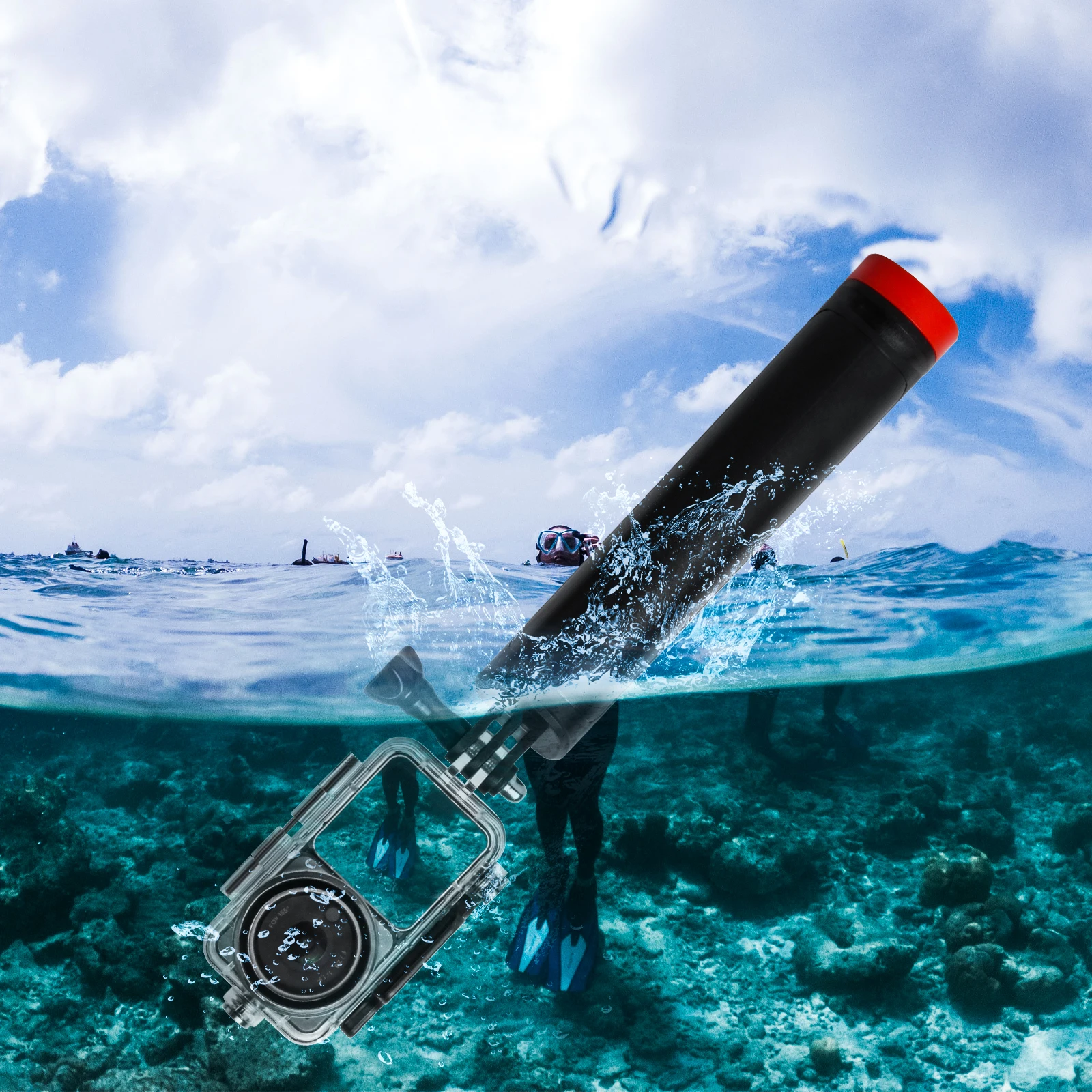 NEW DJI Action 2 Waterproof Case Diving Shell 45m Housing Cover Dual Screen Set FOR DJI Osmo Action 2 Sports Camera Accessories