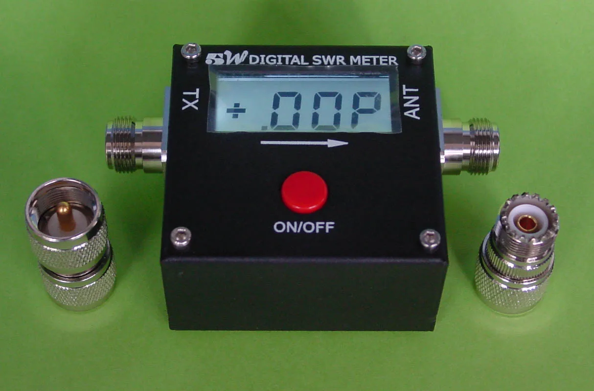 

1051a U / V segment digital standing wave meter special offer, including a pair of N / M adapters