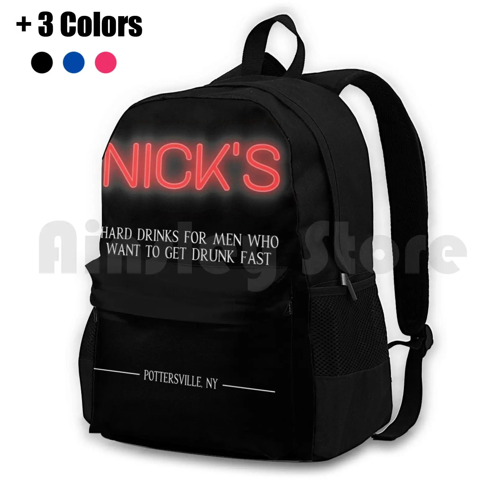 Nick's Outdoor Hiking Backpack Riding Climbing Sports Bag Its A Wonderful Life Christmas Christmas Movies