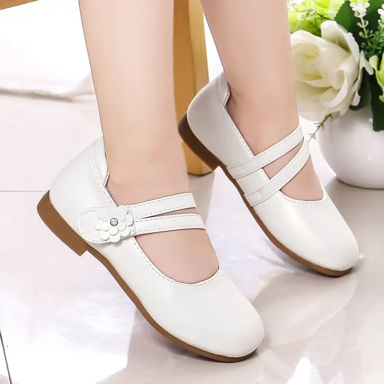 Mädchen Casual Wohnungen Mode Prinzessin Blume Mädchen Mary Janes Flache Weiche Mit Blumen Kinder Schuhe Für Hochzeit Party Geburtstag Süße – Detail 11