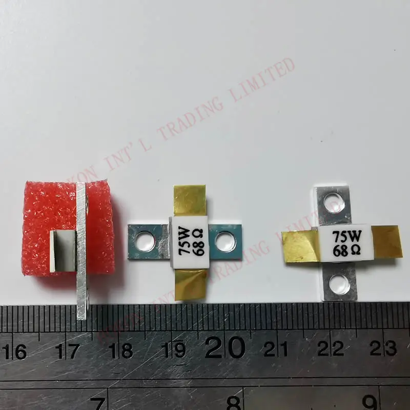 Resistencia de microondas de alta potencia, 75 vatios RF de resistencia de terminación, 68 ohm, 75 W, 68 Ω, carga ficticia de 75 vatios, 68 ohmios