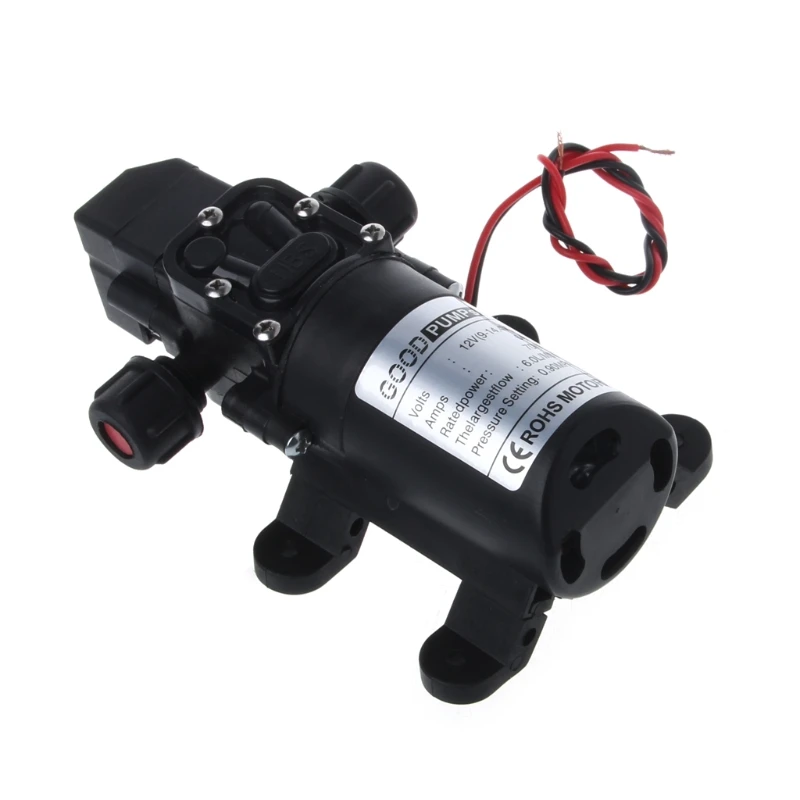 

DC 12V 130PSI 6L/Min Water High Pressure Diaphragm Self Priming Pump 70W New Jy23 20 Dropship