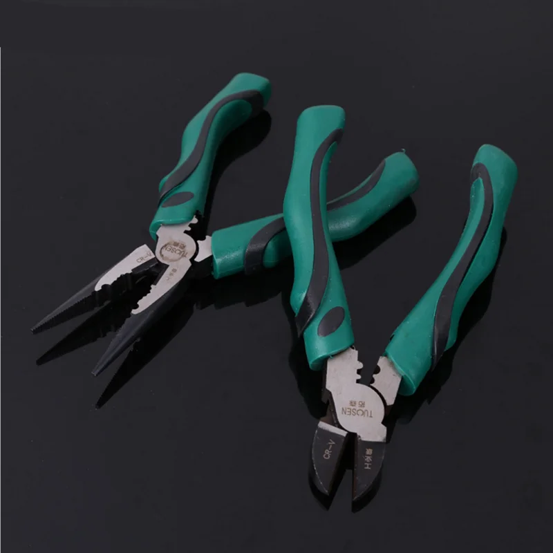 Needle Nose Pliers Oblique Diagonal Pointed Sharp 8 6 Inch Vise Wire Cutters Hand