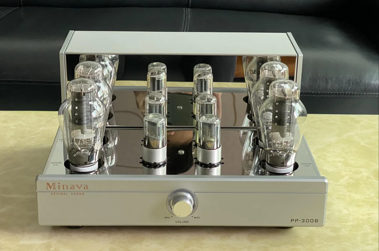 

New product hot sale 300B tube push-pull tube amplifier (300B combined machine power amplifier + pure rear stage)