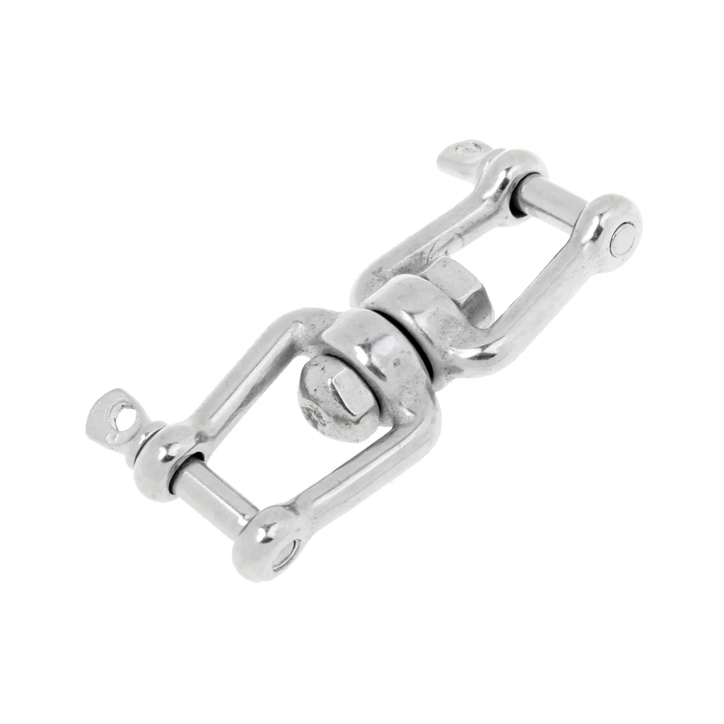 MagiDeal Marine Grade Stainless Steel Chain Anchor Swivel Jaw - Double Jaw