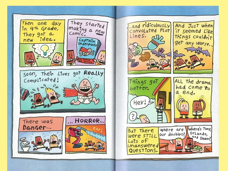 18 Books/Set The Adventures of Dog Man The Epic Collection Humor