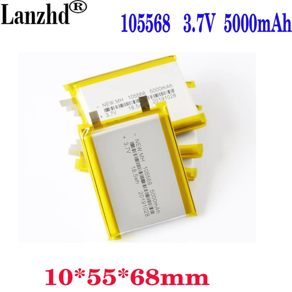 先程の方専用 105568 3.7V 5000mAh LiPo Battery for GPS E-Book Tablet
