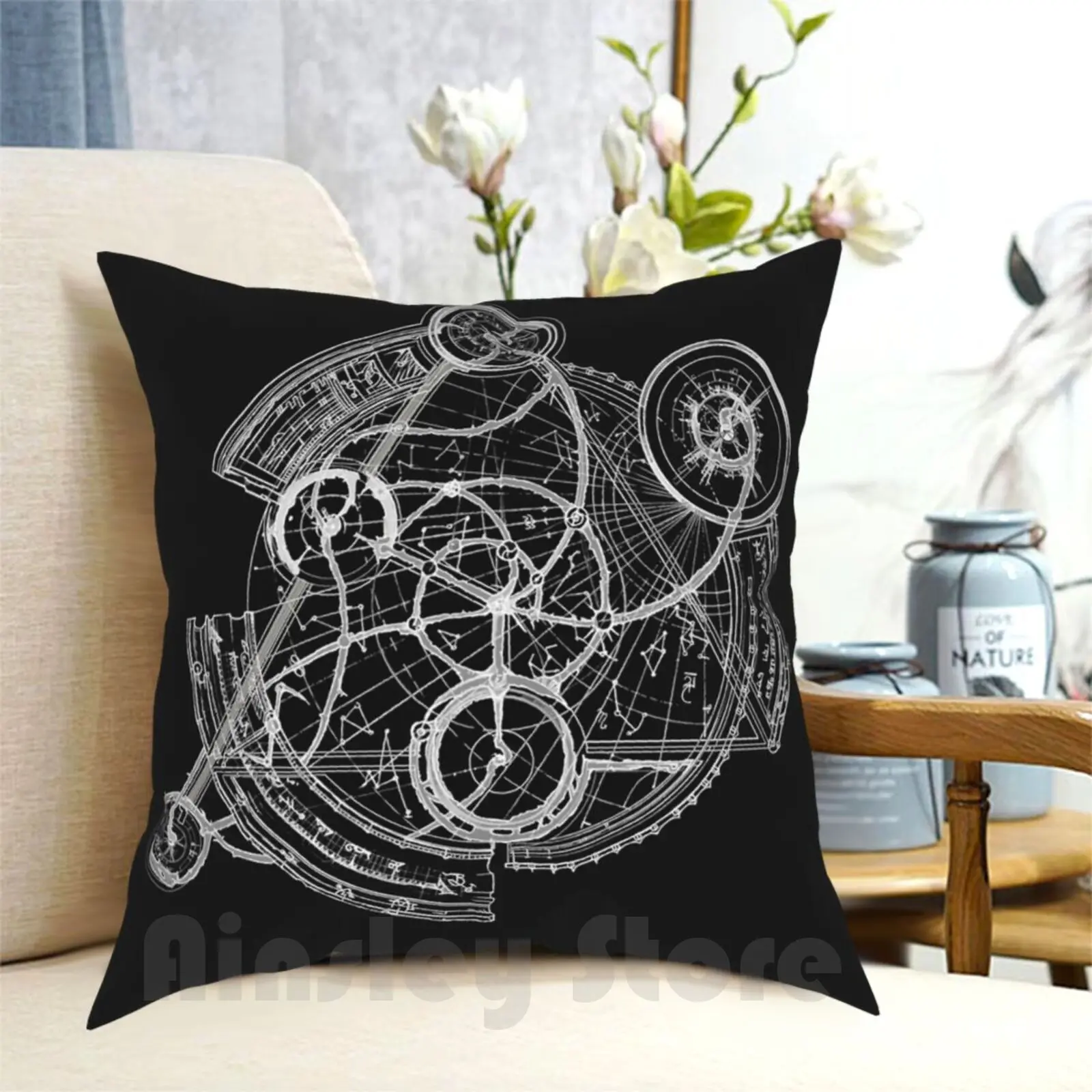 Traod Logo ( All Seeing Eye ) [ Bright Version ] Pillow Case Printed Home Soft Throw Pillow Tomb Raider Lara Croft Angel