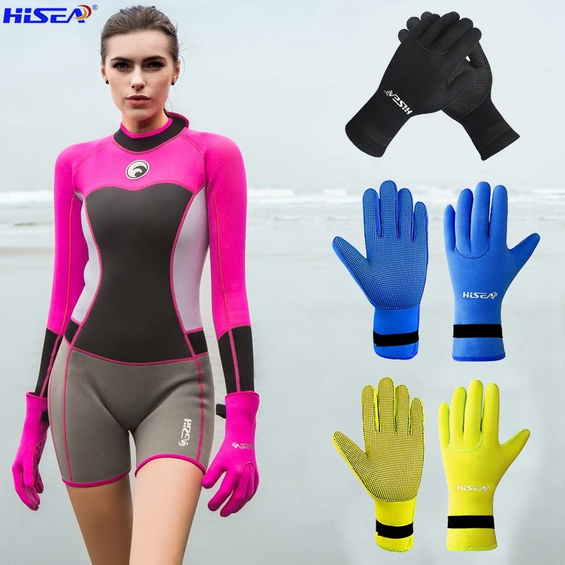 2.5MM Neoprene Scuba Diving Gloves Snorkeling Submersible Equipment Swim Water Ski Surf Collocationing Spearfishing Wet Suit