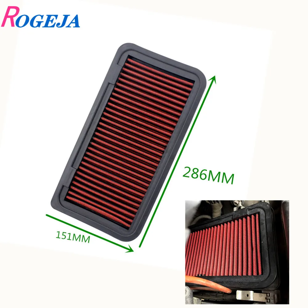 

ROGEJA High Flow Air Filter for TOYOTA Corolla BYD F3 L3 G3 1.5L 1.6L 1.8L Geely Emgrand EC7 OEM 17801-22020 Replacement