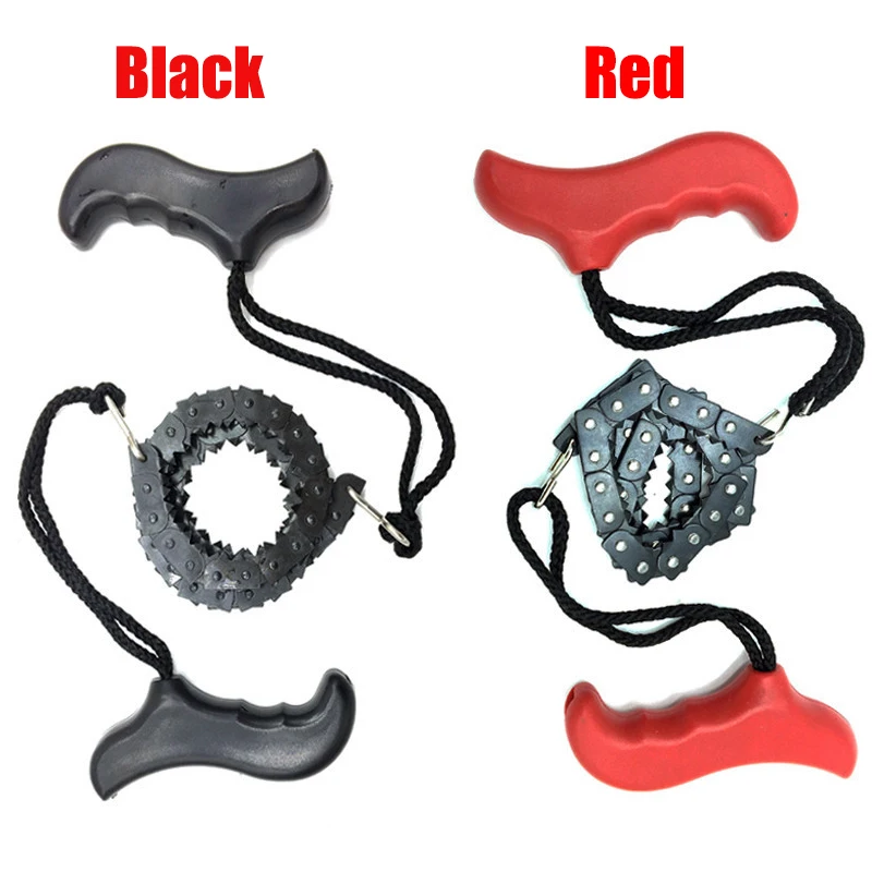 100cm Logging Chain Saw Portable Hand Zipper Wire Saw Garden Logging Chain Saw for Hiking Camping