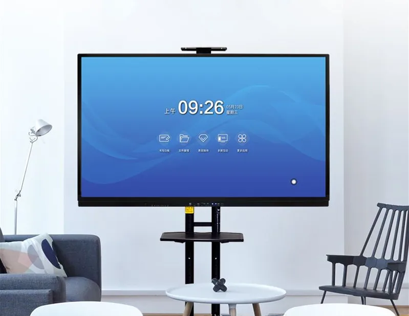 75"86"100 inch TV function Educational meeting teaching board Multi TouchScreen Display Interactive whiteboard with pc built in