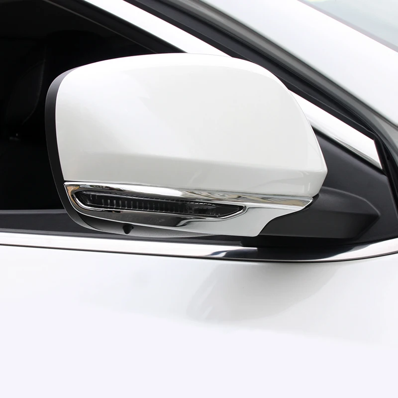 

For Renault Kadjar 2015 2016 2017 2018 ABS Chrome Car Rearview Mirror Strip Decoration Frame Cover Trim Sticker Car Styling 2pcs